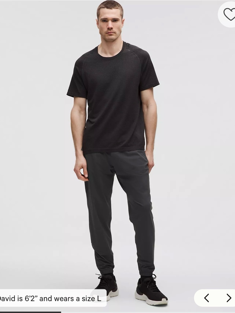 lululemon athletica Men's Dark Gray Jogger pants